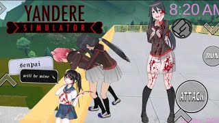 I'm pushing everyone off the roof || yandere chan simulator 1.2 1980's mode (yandere simulator)