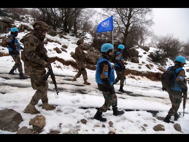 UNIFIL peacekeepers perform their duties in any clime and place class=