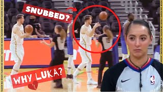 Luka Doncic Easily SNUBBED Ref Ashley And Tossed The Ball Away, No More SPARK here!