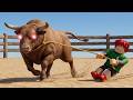 ENTREI NO MUNDO DOS TOUROS GIGANTES NO ROBLOX!!
