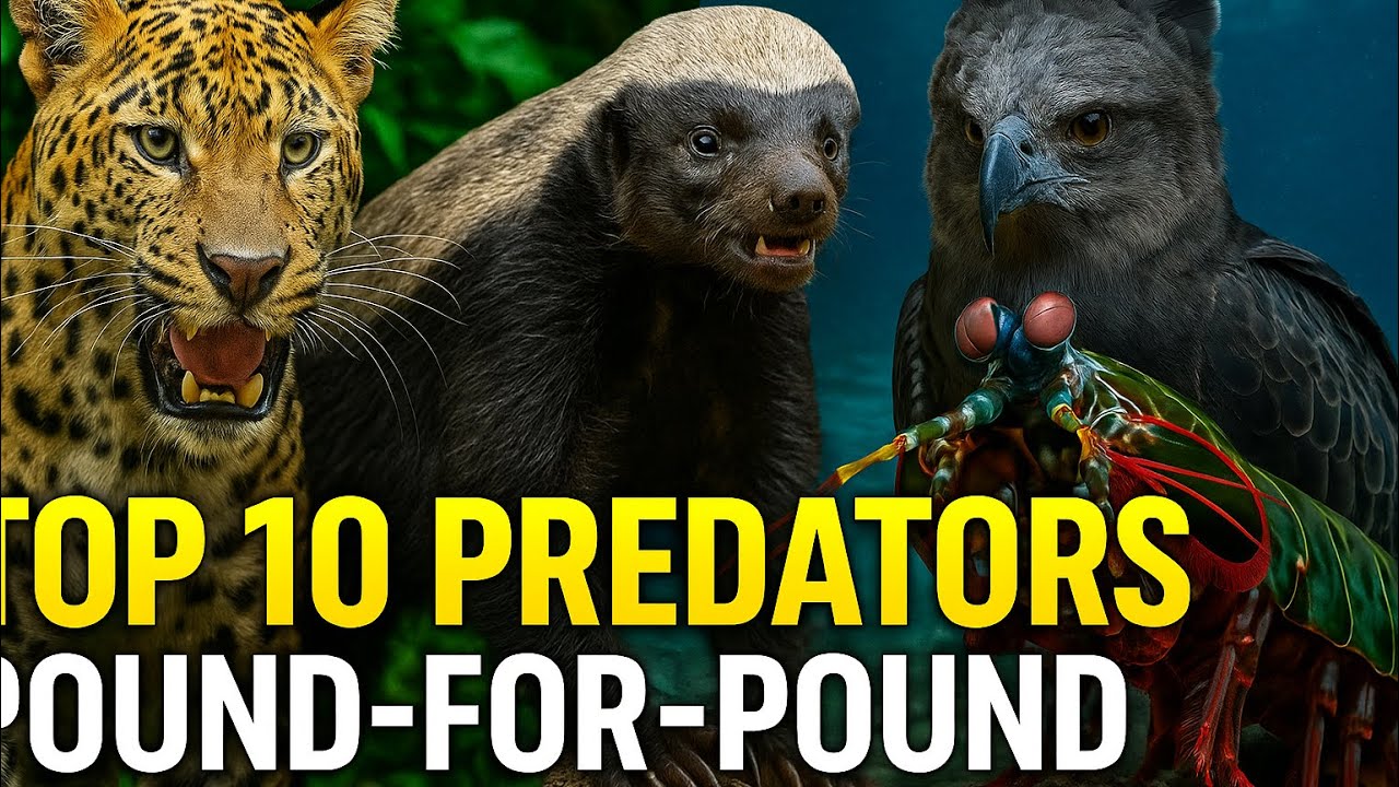 Top 10 Predators Pound-for-Pound 🐾🔥 | Ranked Strongest - YouTube