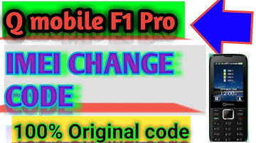 Qmobile f1 pro imei repair code 2021  (100 ) solutions  [hindi/urdu] [umer ali tv]
