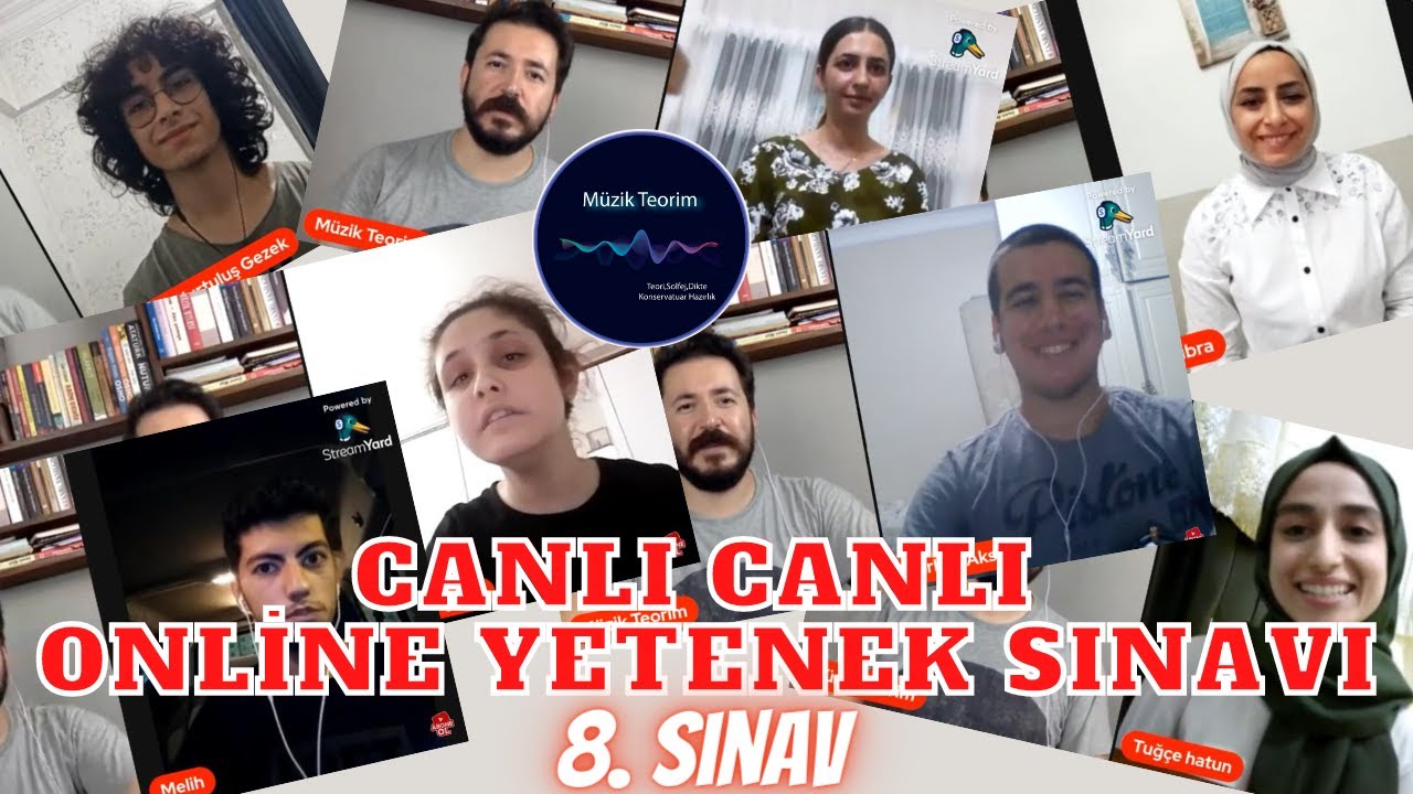 Canlı Yayında Online Yetenek Sınavı - 8. Sınav
