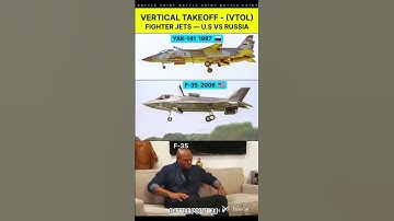 F-35 vs Yak-141 Cold War Vertical Takeoff Fighter Jets | US vs USSR Comparison #shorts
