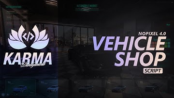 Fivem - Karma Developments Vehicle Shop System [QBCore/ESX]