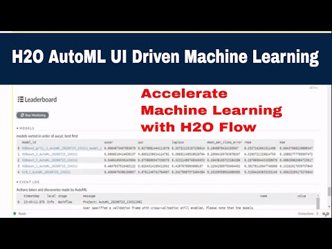 AutoML using H2O Flow