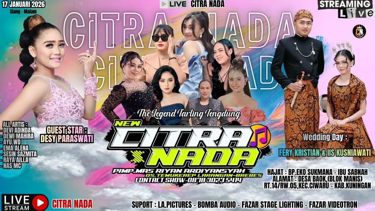 CITRA NADA LIVE DESA BAOK (BLOK MANIS) // KEC.CIWARU - KAB.KUNINGAN // 17 JANUARI 2026