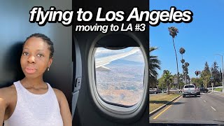 VLOG | flying out, first day in LA *MOVING TO LA PART 3