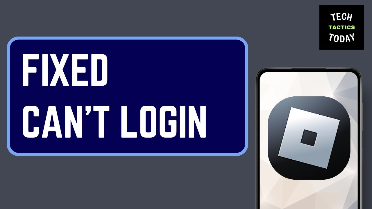 How To FIX Can’t Login To Roblox Account! - YouTube