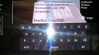 SLARToolkit - Augmented Reality for Windows Phone