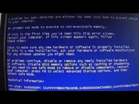 Attempted execute memory