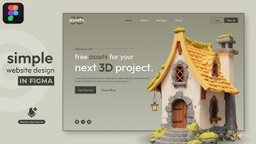 Simple Figma Website Design || FREE Resources || DVxUI