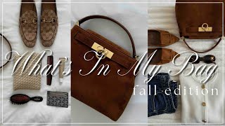 WHAT’S IN MY BAG FALL EDITION | INSIDE MY NEW PARISA WANG FALL BAG | Léana Esch screenshot 5