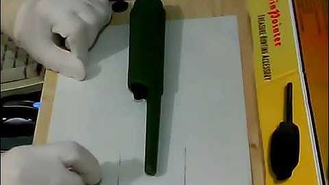 TX-2003 pinpointer sligthly mod air test, how to set it right! Bounty Hunter, Fisher detector