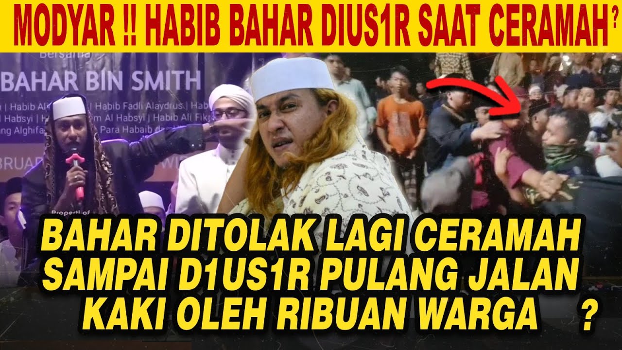 MODYAR!! HABIB BAHAR BIN SMITH DITOLAK LAGI SAAT CERAMAH SAMPAI NG4MUK KARENA PULANG JALAN KAKI?