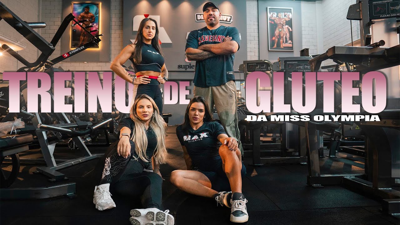 TREINO DE GLÚTEO COM A MISS OLYMPIA ISA PEREIRA E MEU COACH GUI NUNES