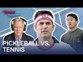 The tennis vs pickleball turf war  the daily show