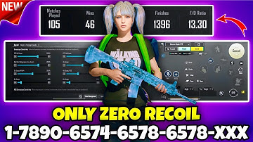 🔥Bgmi sensitivity settings 2025 🥵 | Bgmi best sensitivity settings 😱| Zero recoil sensitivity bgmi.