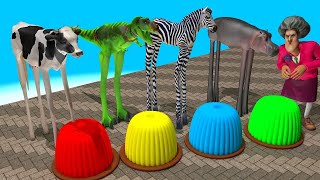 Cow, Zebra, Dinosaur, Hippo, Gorilla Animal Crossing Fountain Max Level Long Legs Game Animal