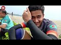 পদ্মা নদীতে গোসল, ফুটবল খেলা আর প্রকৃতির সাথে সময় দেওয়া।  মানিকগঞ্জ, হরিরামপুর, বকচর গ্রাম।
