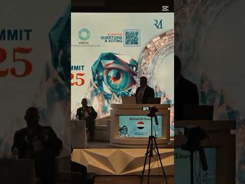 د احمد الصاوى استشارى طب وجراحة العيون من خلال مشاركته في مؤتمر  ألقى محاضرة مميزة عن الأساليب