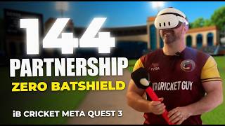 Insane 144 Run Partnership With ZERO Batshield! 🔥 iB Cricket Meta Quest 3