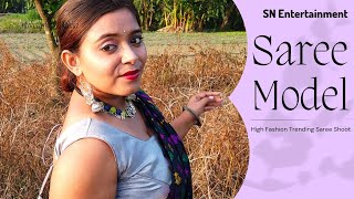 Saree Lover Model | High Fashion Saree Concept | Cotton Soft Jamdani Saree | #sareefashion screenshot 5