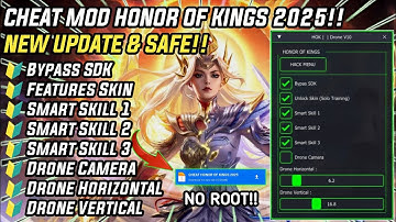 CHEAT MOD HONOR OF KINGS 2025 NO ROOT | ALL VERSION | ANTI BANNED