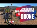 LEVANTAMIENTO AERO-FOTOGRAMETRICO con DRONE | TOPOGRAFÍA | FRANK NUÑEZ