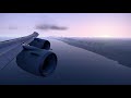 (X-Plane11)B747-8i Korean airline land in singapore