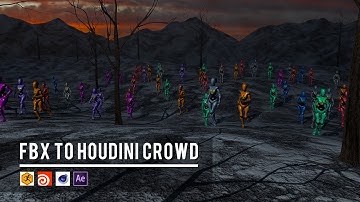 FBX to Houdini Crowd