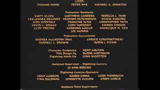 Closing to Aladdin (1992) VHS 1993