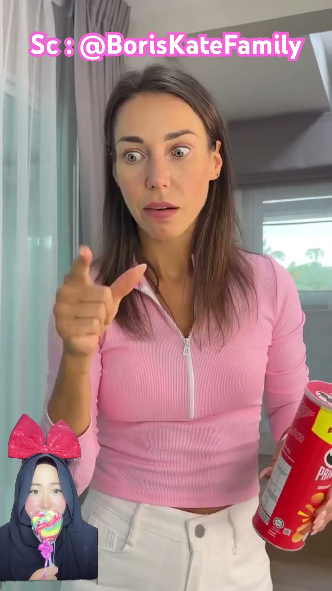 MAMA KENA TIPUAN PAPA⁉️padahal Papa Makan keripik dari bawah?@BorisKateFamily #shorts #funny