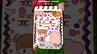 ✨Aesthetic Mini Journal😍📝#sticker #journaling #journal #aesthetic #asmr #kawaii #stickers #relaxing
