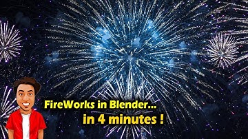 How to make a Fire work in Blender / easy and fast way / Blender tutorial