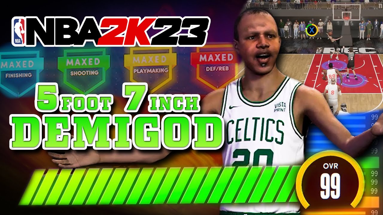 MOST BROKEN DEMIGOD PG BUILD! THIS 5'7 POINT GOD WILL BREAK NBA 2K23 ...