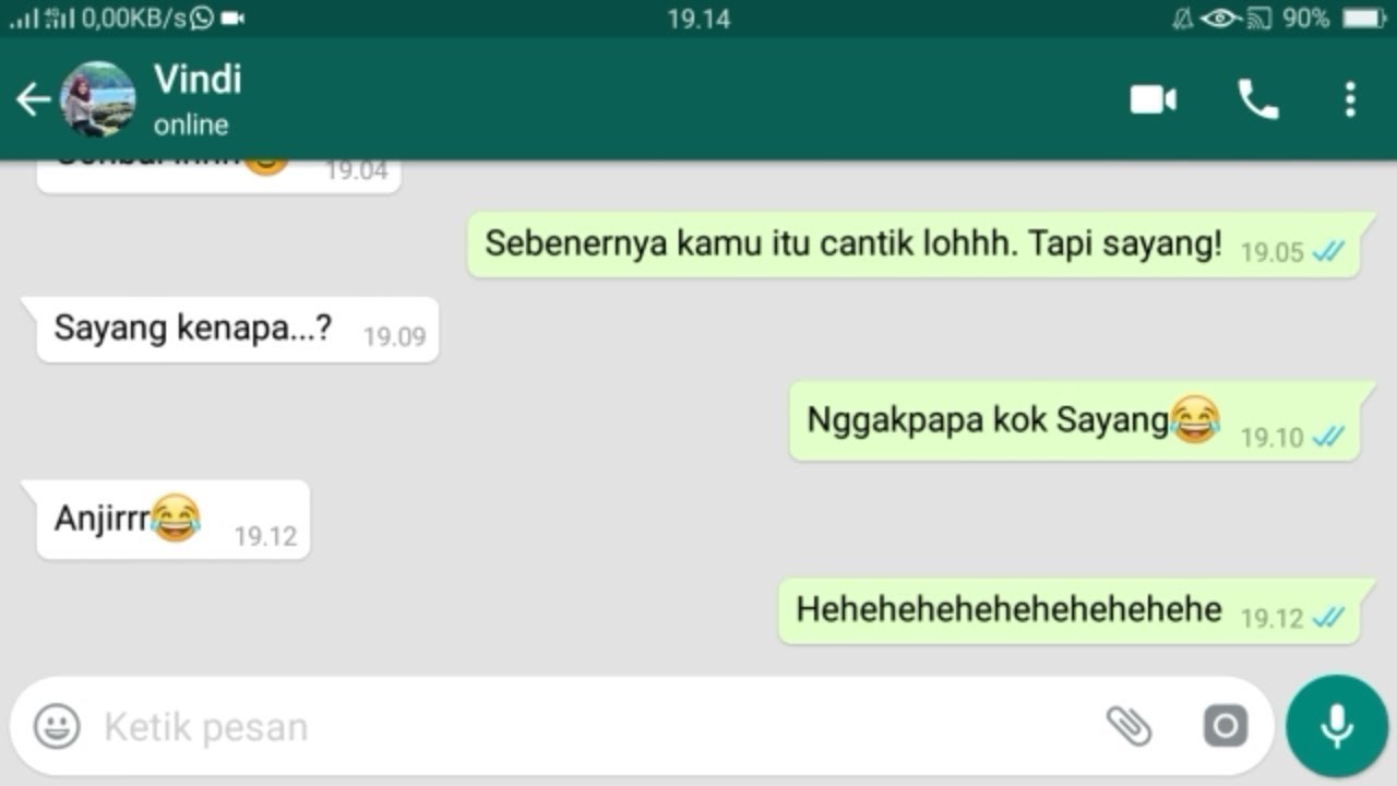  Chat WA Gombal Romantis Auto bikin baper Part 2 YouTube