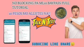 SA HALAGANG 10 PESOS MO MAY INTERNET KANA NO BLOCKING (HTTP INJECTOR ML10 BYPASS)