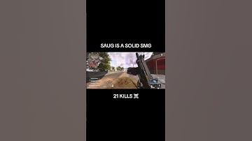 SAUG IS A SOLID SMG! #warzonemobile #wzm #wzmgameplay #wzmobile