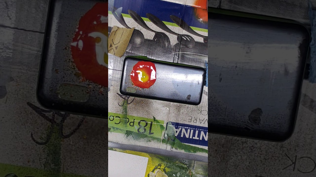 Spray painting on my samsung 10 (part 2). SPRAY PAINT ART BY JOE YouTube