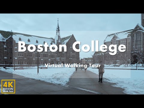 Boston College - Jelajah Berjalan Maya [4k 60fps]