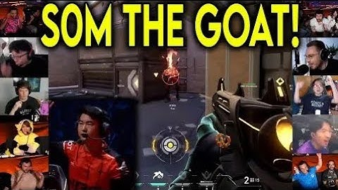 Valorant Streamers Reacts To NRG s0m Insane 1v4 CLUTCH Against FNC In VCT Champions