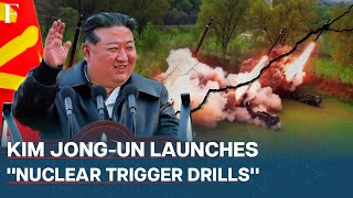 Kim Jong-Un Watches As North Korea Conducts First Ever 'Nuclear Trigger' Drills