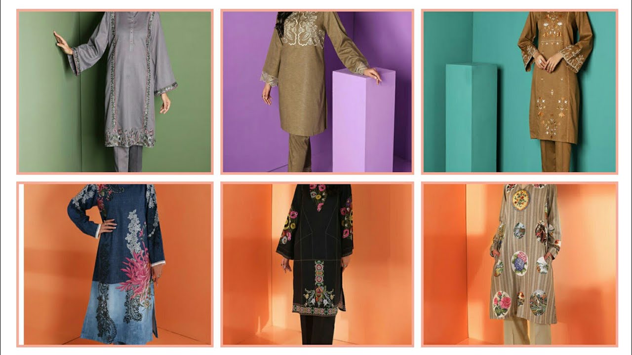 nishat linen winter collection 2022 2 pieces suits fashion world YouTube