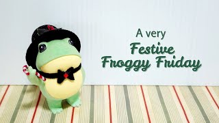 #22 Lets make a #FroggyFriday frog out of ceramic resin, holiday style