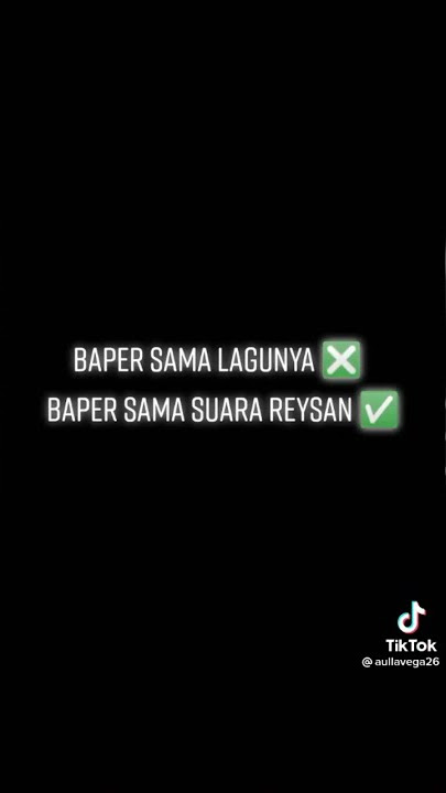 BAPER SAMA SUARA REY SANDRINNA CHECK!!🥺😍❤️