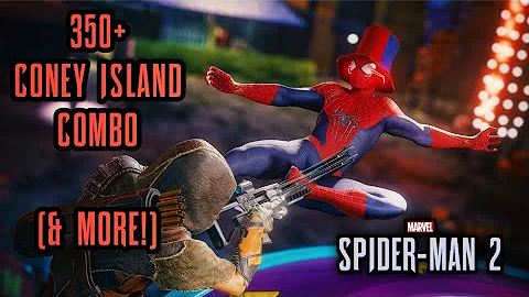 Coney Island Combos! NO DAMAGE Spider-Man 2 Gameplay
