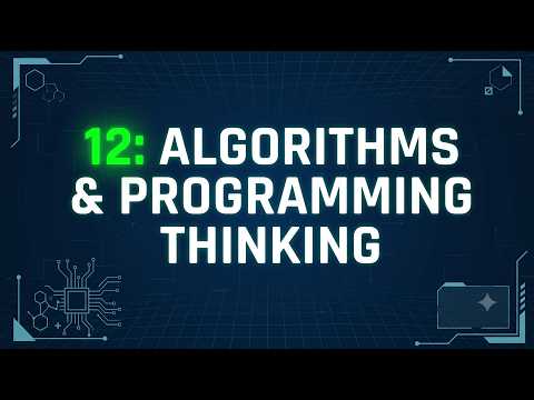 Python 12: Algorithms and Programming Thinking | #python #pythonprogramming #python3