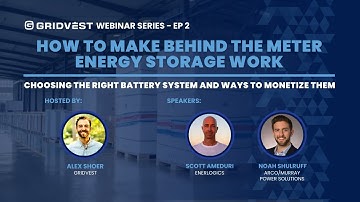 How to Choose and Monetize Battery Storage for Your C&I Project | Intro to Frequency Regulation