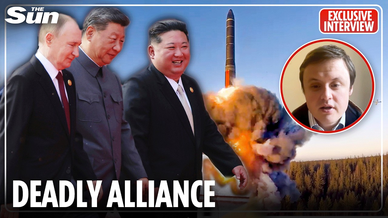 ⁣How China is supercharging 'axis of evil' with secret Russia and north Korea operations